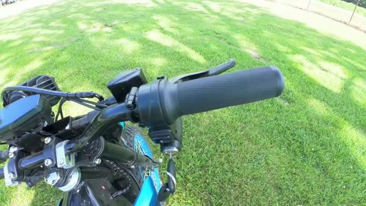 ZAWES S3 controls for a mini electric dirt bike beginner guide