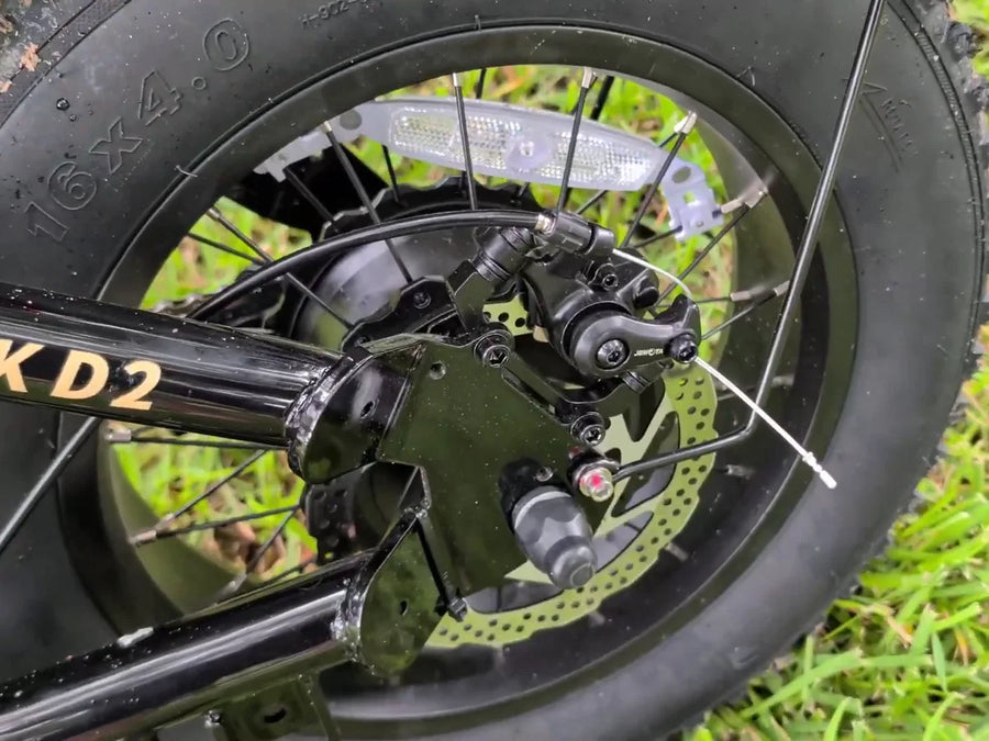 Reliable Front & Rear Disc Brakes