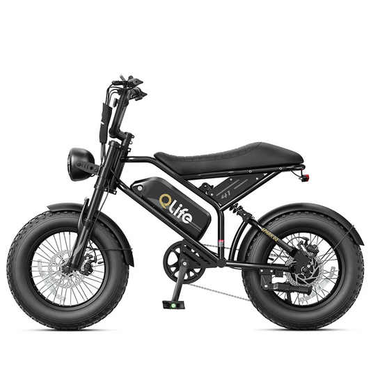 Qlife Spark D2 Moped-Style Electric Bike | 1800W Peak | 48V 15.6Ah