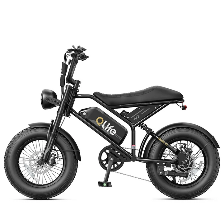 Qlife Spark D2 Moped-Style Electric Bike | 1800W Peak | 48V 15.6Ah