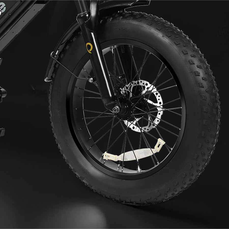 20 x 4.0 Fat Tires & Disc Brakes