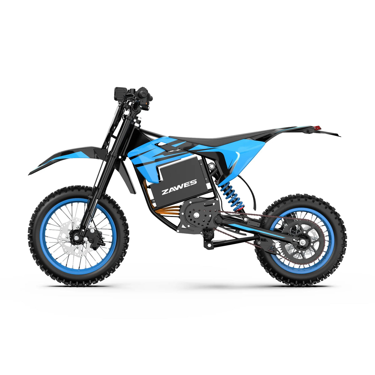 ZAWES S3 Mini Electric Dirt Bike | 5000W Peak | 60V 23.4Ah | Full Suspension